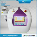 7 color available 2 handles mini cavitation body slimming machine